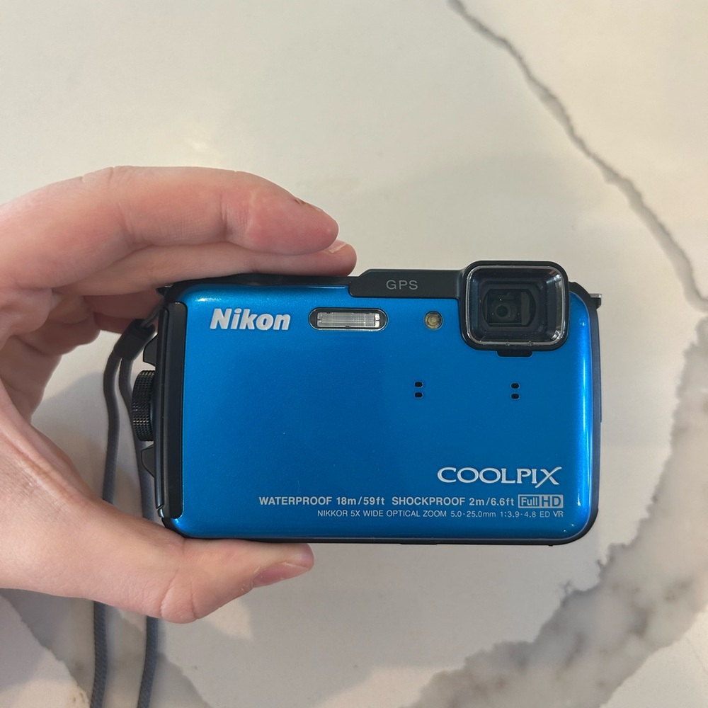 Nikon COOLPIX Blue Digital Camera